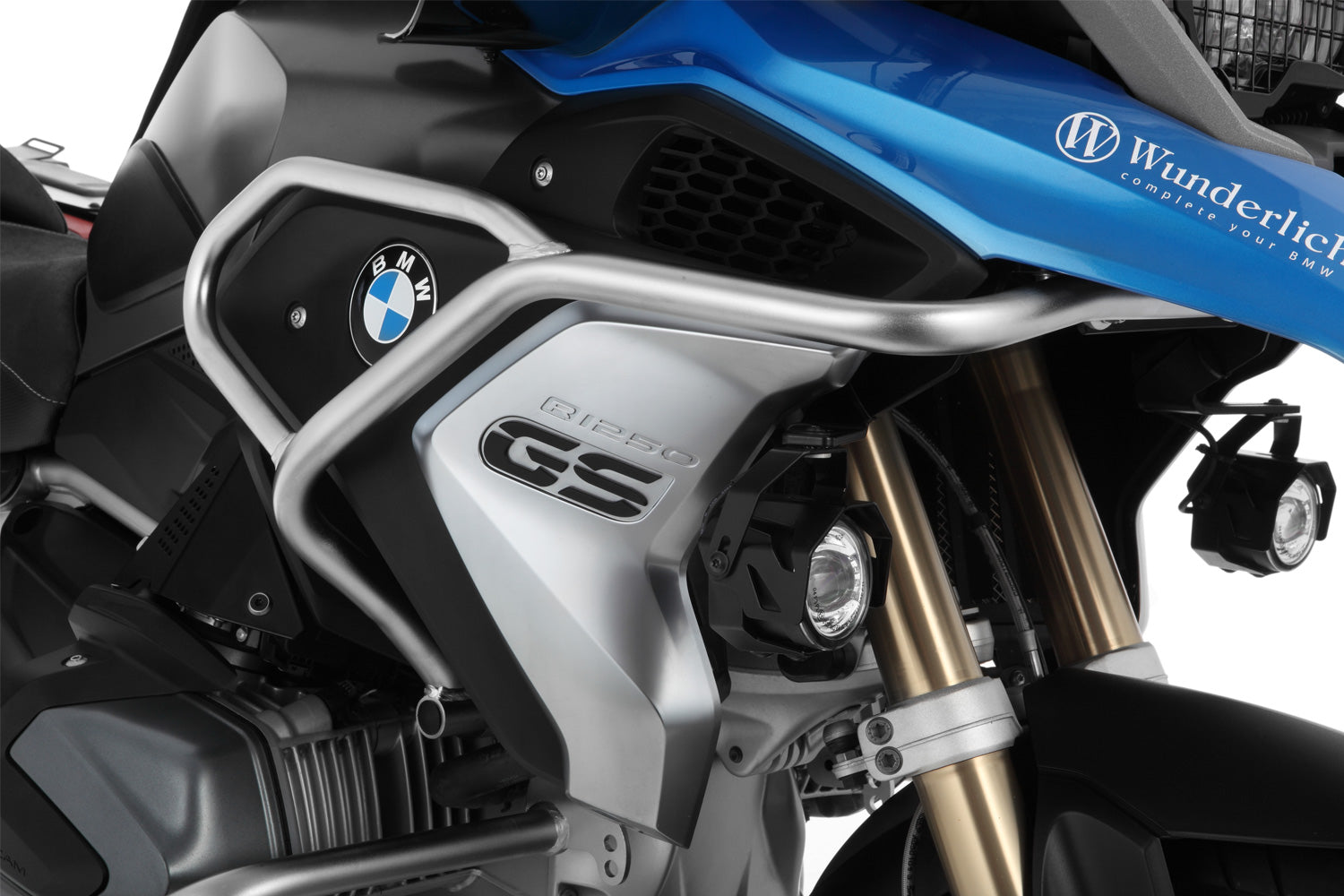 Wunderlich Tank Guard Adventure Style | Silver -   Pyramid Motorcycle Accessories
