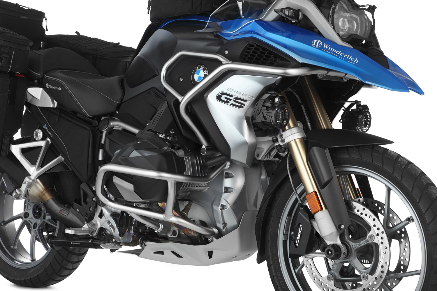 Wunderlich Tank Guard Adventure Style | Silver -   Pyramid Motorcycle Accessories