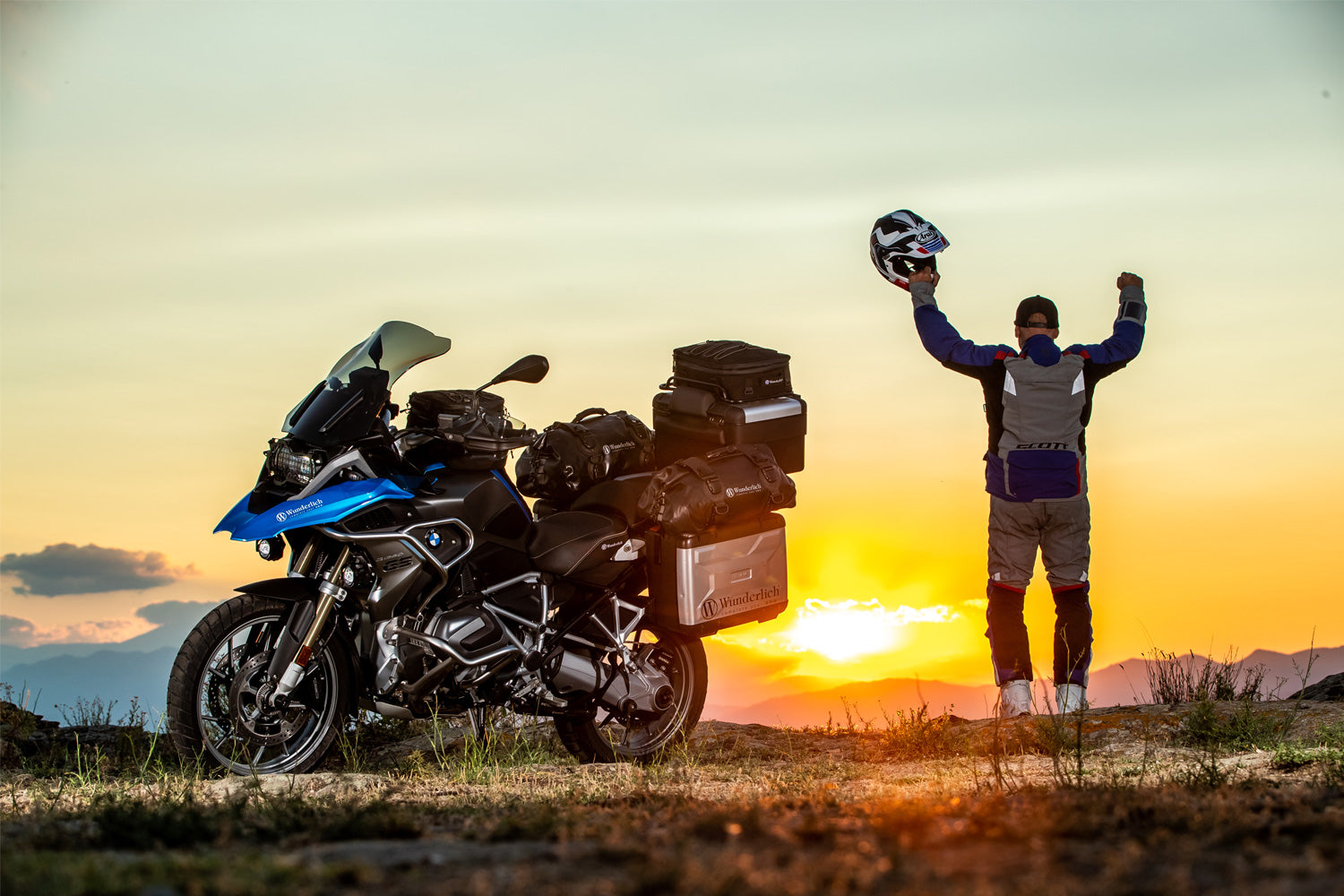Wunderlich Tank Guard Adventure Style | Silver -   Pyramid Motorcycle Accessories