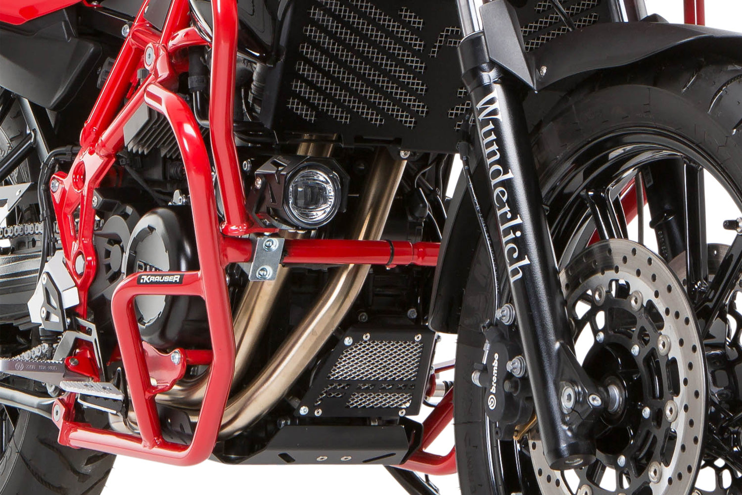 Wunderlich Protection Bar Set | Red | BMW F 800 GS -   Pyramid Motorcycle Accessories