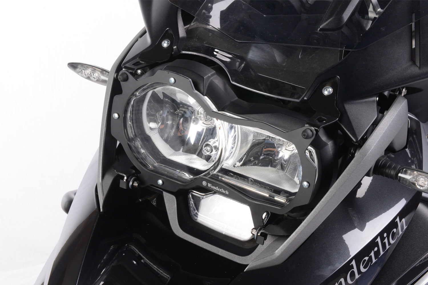 Wunderlich Headlight Protector Foldable Clear | Black -   Pyramid Motorcycle Accessories