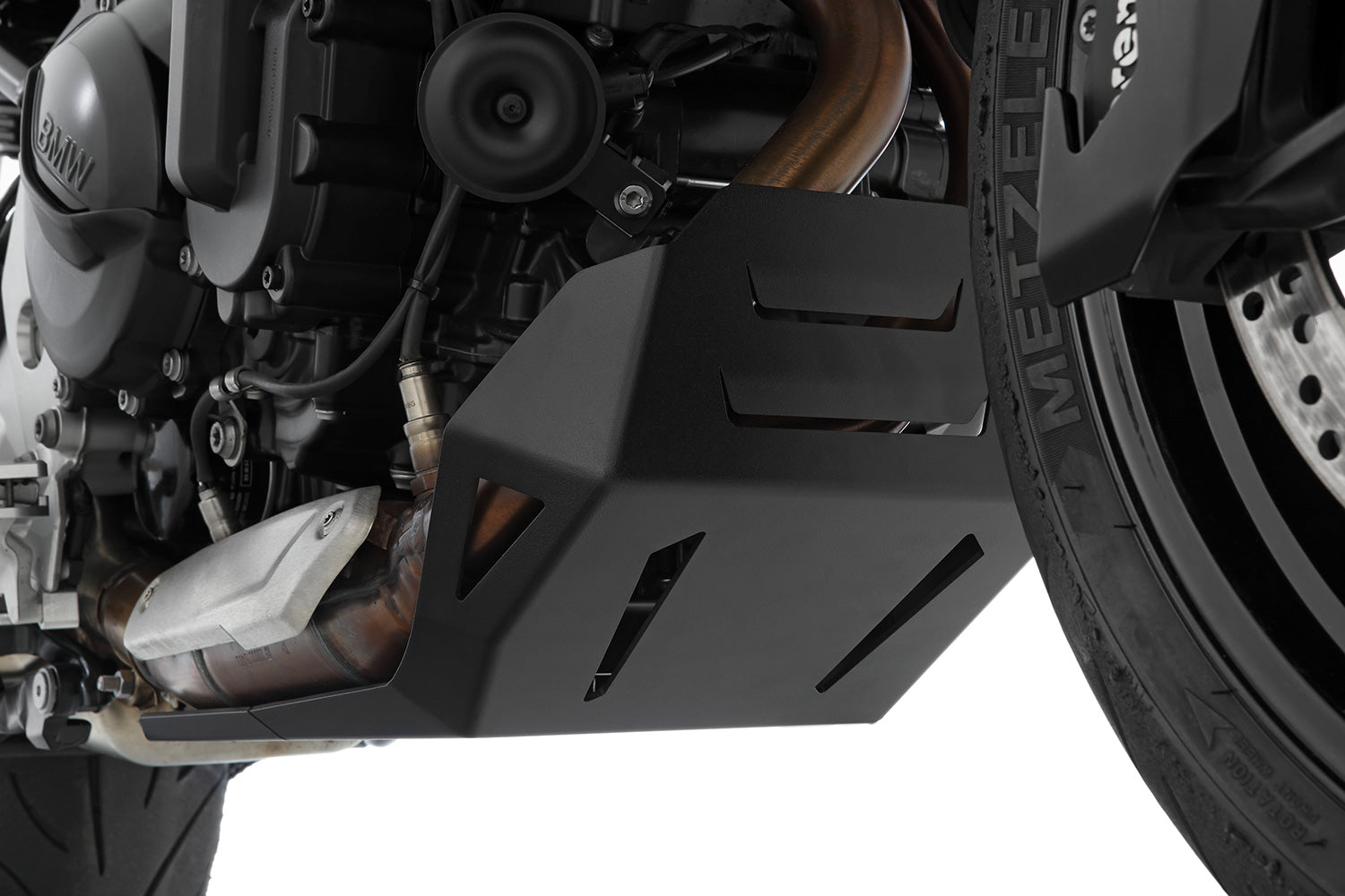 Wunderlich Widening Set For Engine Protection Bar | Black | BMW R 12 -   Pyramid Motorcycle Accessories