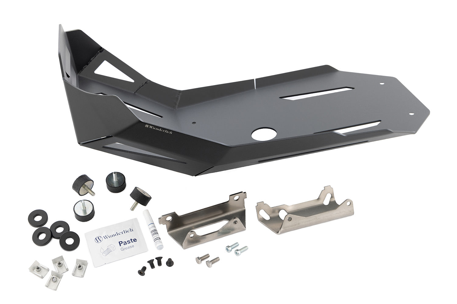 Wunderlich Widening Set For Engine Protection Bar | Black | BMW R 12 -   Pyramid Motorcycle Accessories