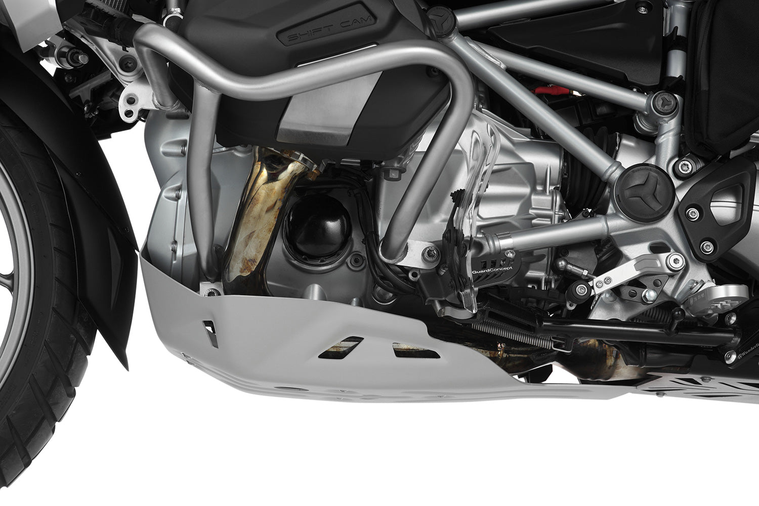Wunderlich Engine Protection Extreme Euro 4 without Original Motor | Black -   Pyramid Motorcycle Accessories