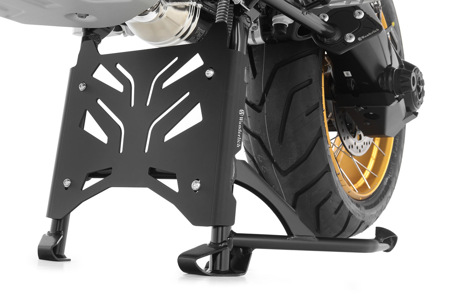 Wunderlich Centre Stand Protection Plate | Black | F 750 GS -   Pyramid Motorcycle Accessories