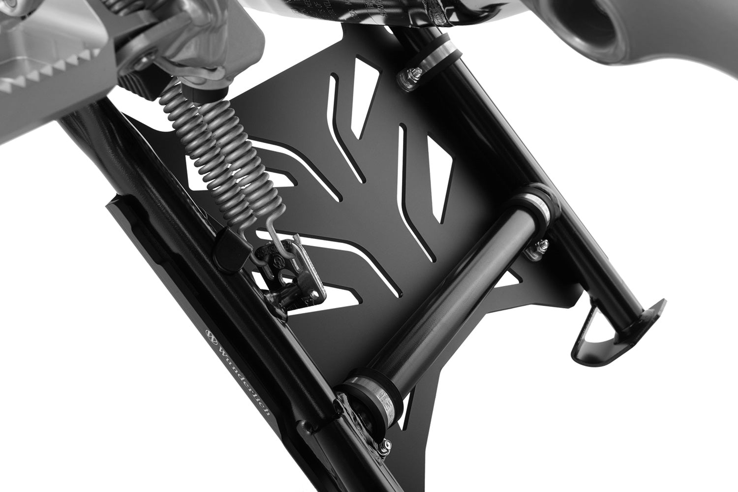Wunderlich Centre Stand Protection Plate | Black | F 750 GS -   Pyramid Motorcycle Accessories