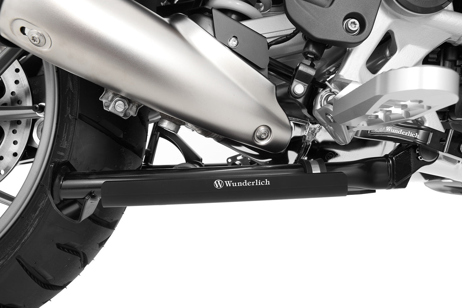 Wunderlich Centre Stand Protection Plate | Black | F 750 GS -   Pyramid Motorcycle Accessories