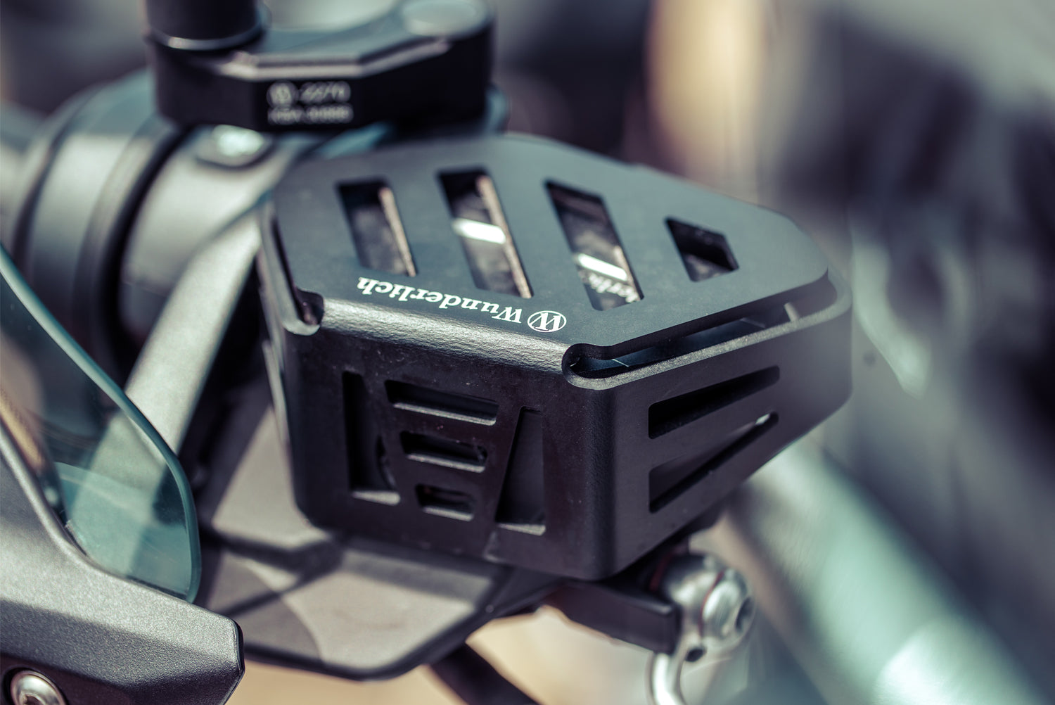Wunderlich Brake Reservoir Protector | Black -   Pyramid Motorcycle Accessories