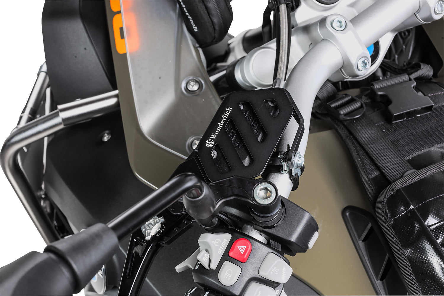 Wunderlich Clutch Reservoir Protector | Black -   Pyramid Motorcycle Accessories