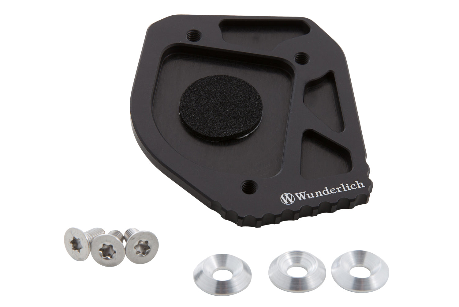 Wunderlich Side Stand Enlarger | Black | BMW R nineT -   Pyramid Motorcycle Accessories