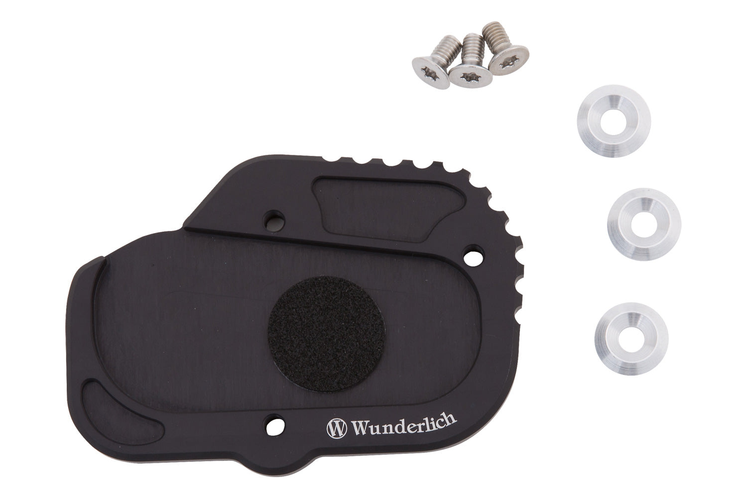Wunderlich Side Stand Support Enlargement for Lowered Version R 1250 GS Adventure -   Pyramid Motorcycle Accessories