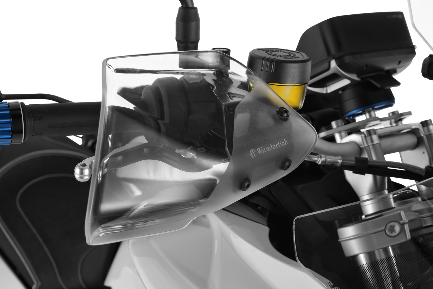 Wunderlich Hand Guards | Clear | BMW F 650 GS -   Pyramid Motorcycle Accessories