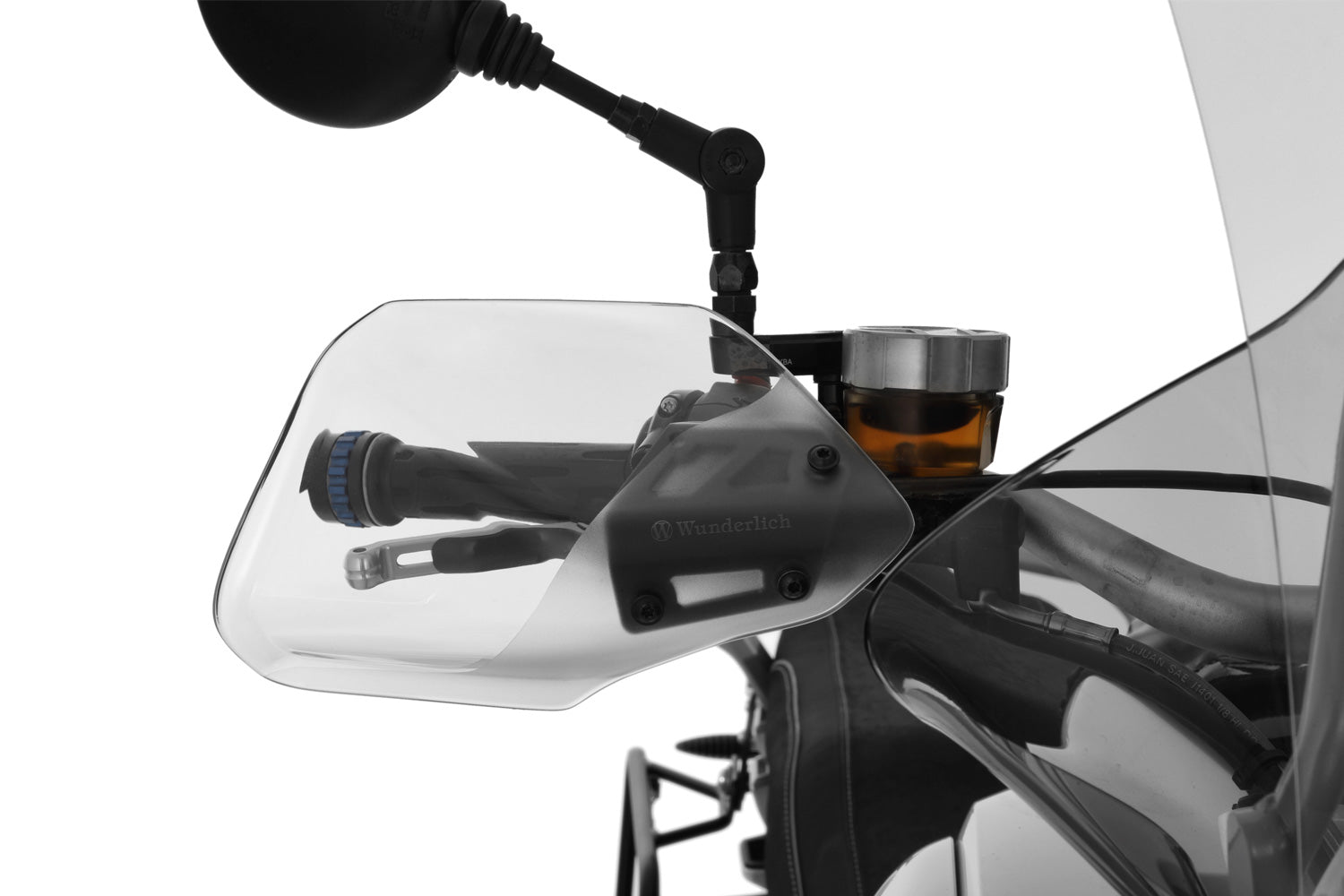 Wunderlich Hand Guards Extensions | Light Smoke | BMW R nineT -   Pyramid Motorcycle Accessories