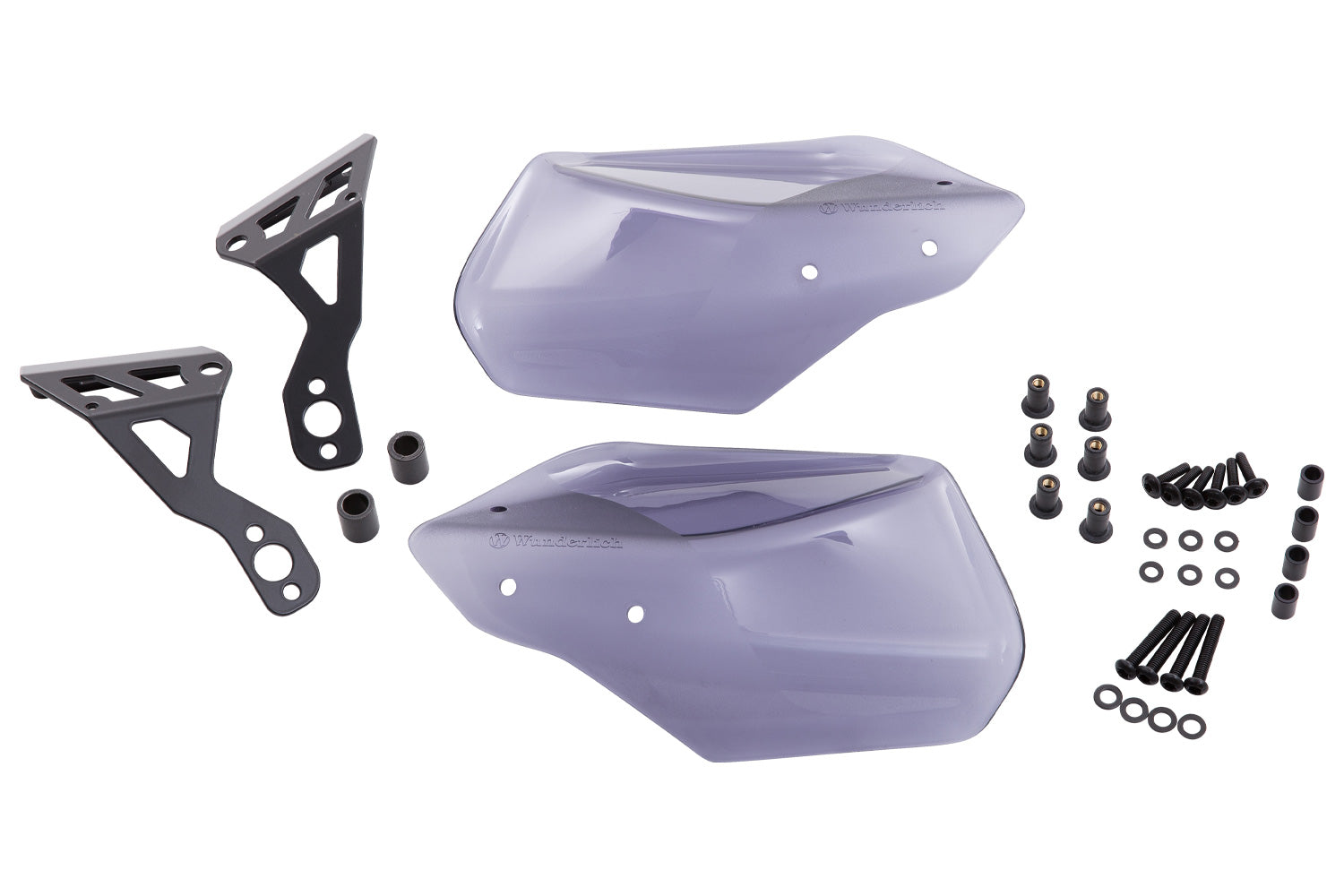 Wunderlich Hand Guards Extensions | Light Smoke | BMW R nineT -   Pyramid Motorcycle Accessories