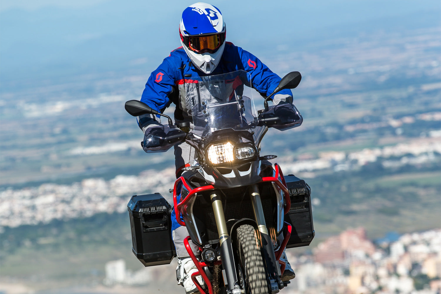 Wunderlich Hand Guards Extensions | Light Smoke | BMW R nineT -   Pyramid Motorcycle Accessories