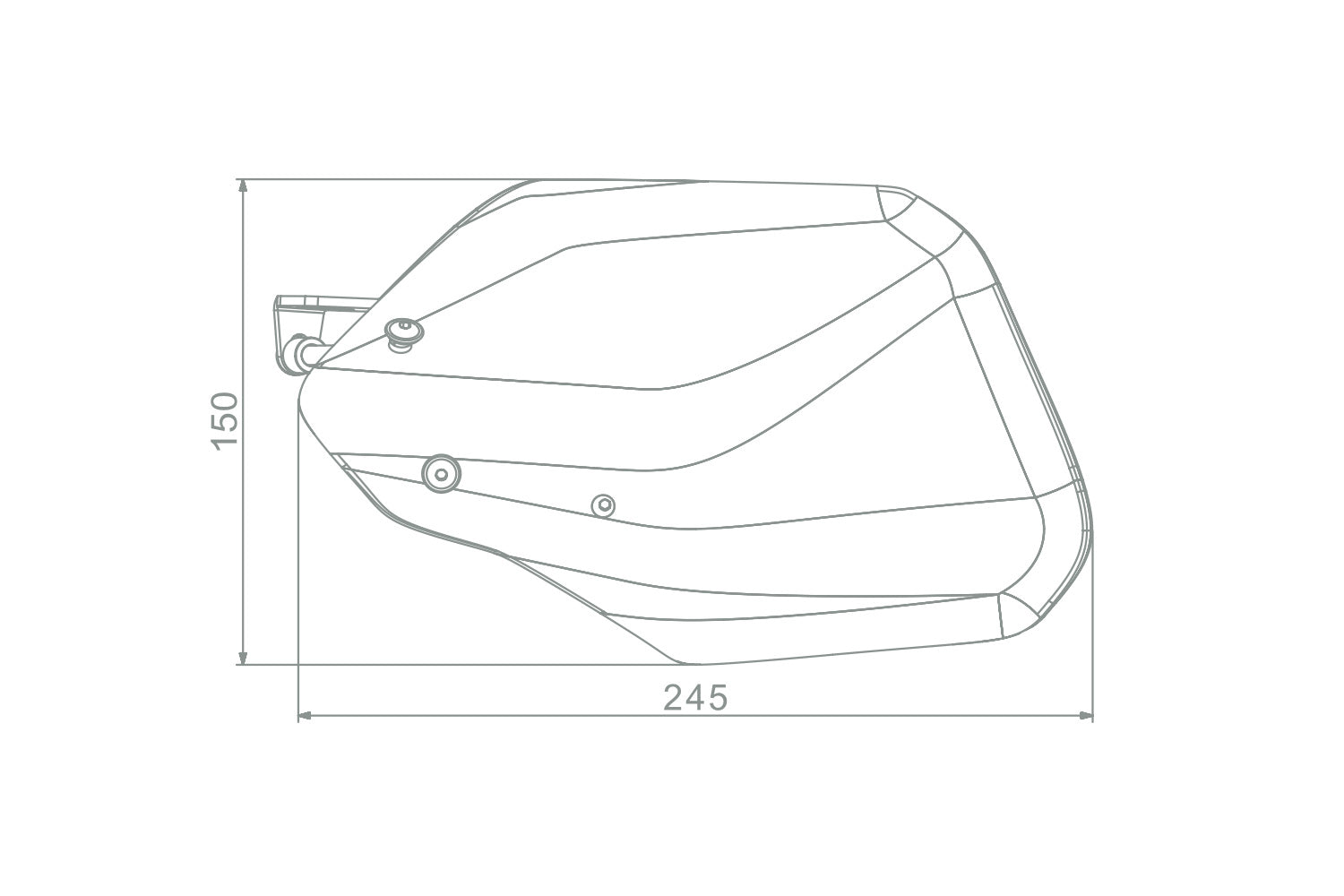 Wunderlich Hand Guards | Light Smoke | BMW R nineT -   Pyramid Motorcycle Accessories