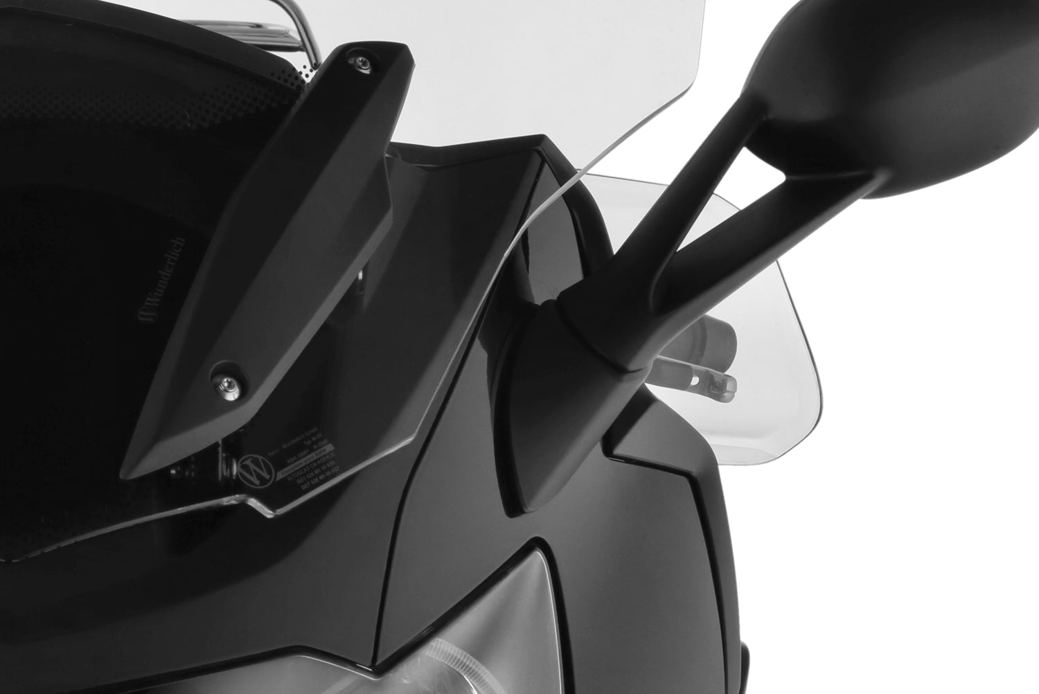 Wunderlich Hand Guards Mounting Kit | Black | BMW R nineT -   Pyramid Motorcycle Accessories