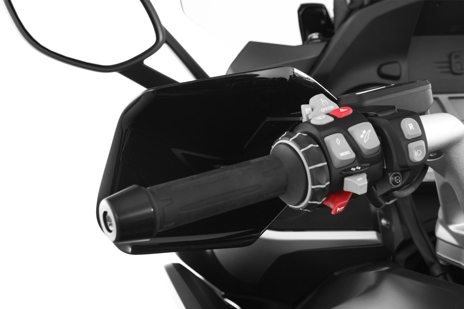 Wunderlich Hand Guards | Light Smoke | BMW K 1600 GT -   Pyramid Motorcycle Accessories