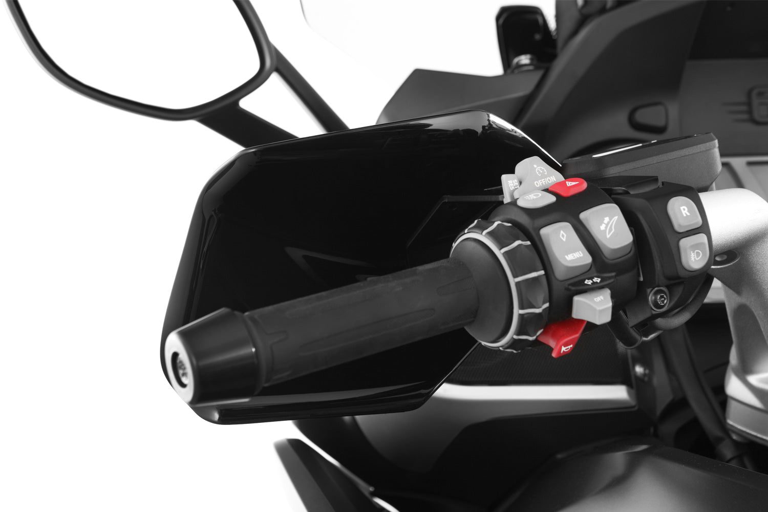 Wunderlich Hand Guards | Black | BMW R nineT -   Pyramid Motorcycle Accessories