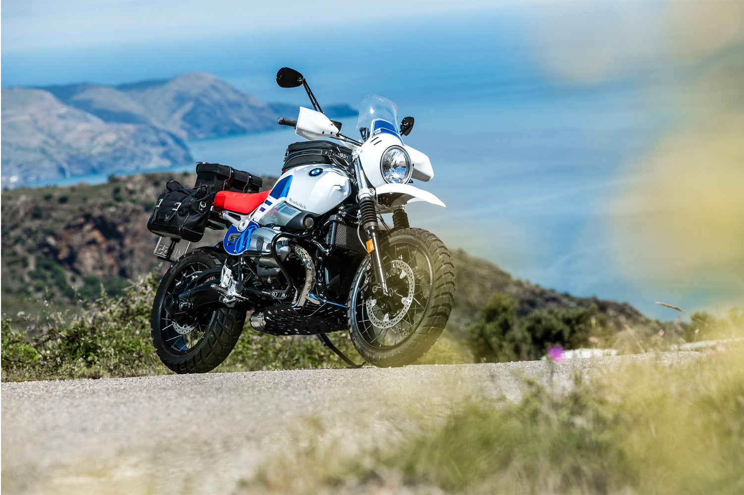 Wunderlich Hand Guards Extensions | White | BMW R nineT -   Pyramid Motorcycle Accessories