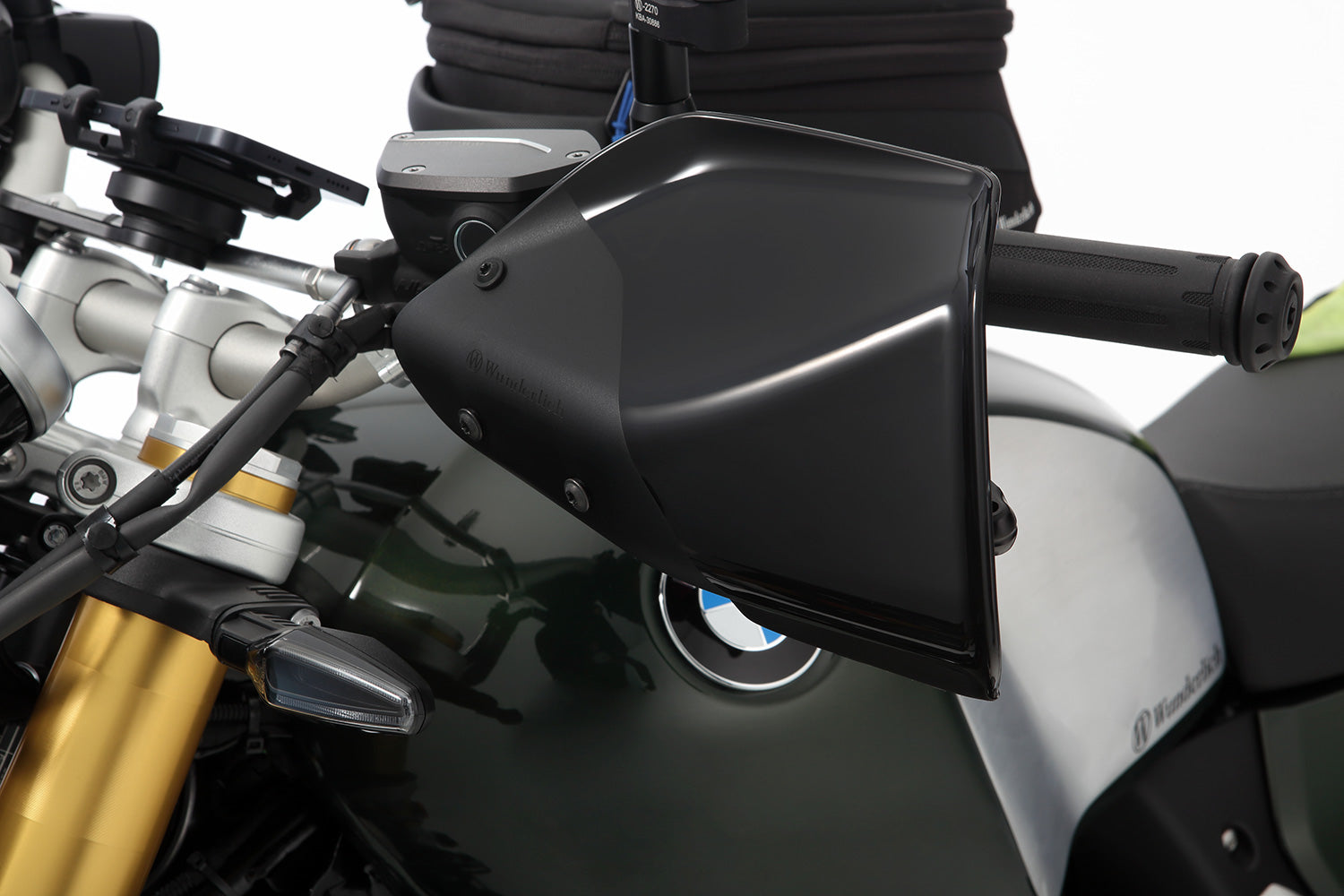 Wunderlich Hand Guards | White | BMW R nineT -   Pyramid Motorcycle Accessories