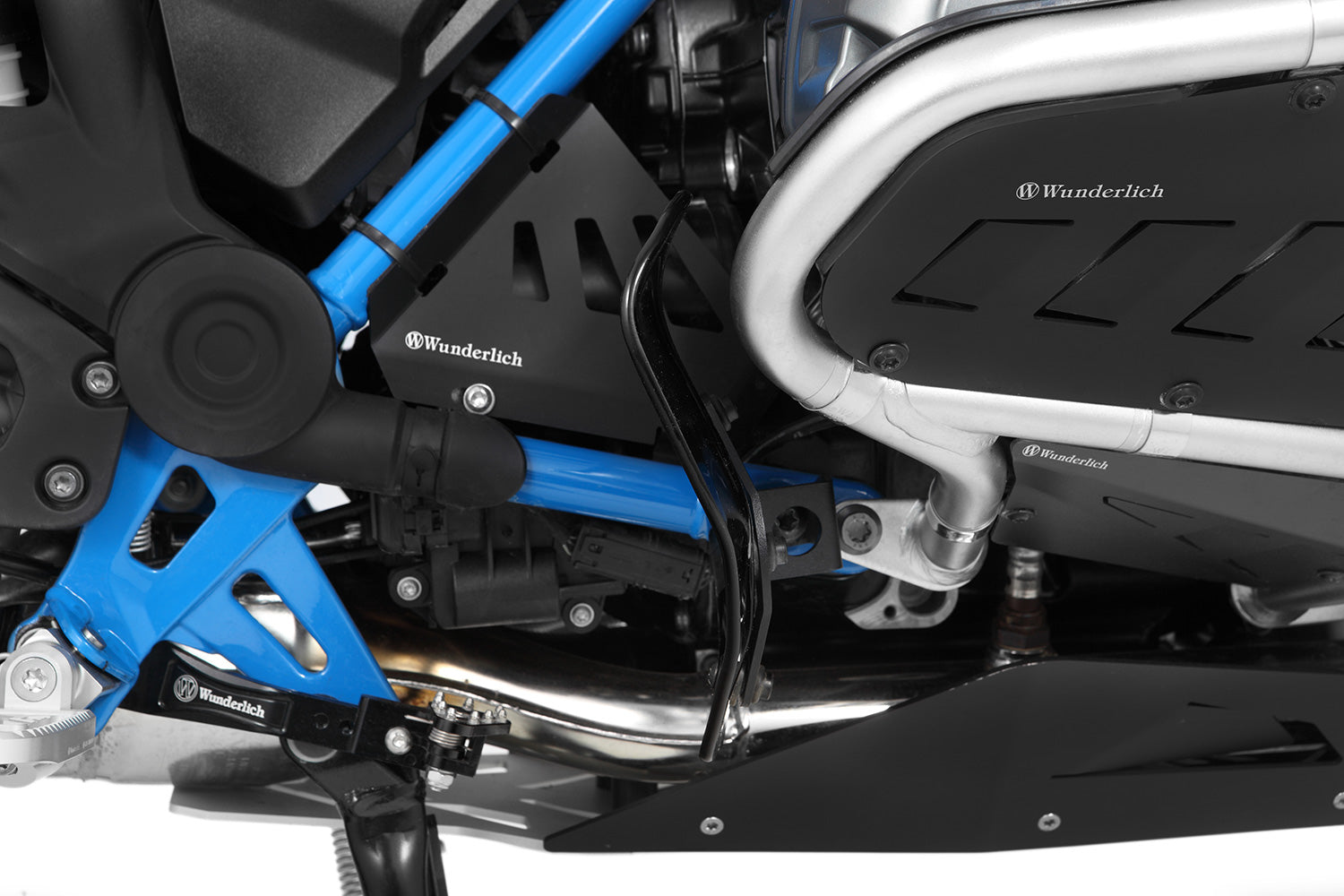 Wunderlich Foot Clear Protectors | Smoked Grey -   Pyramid Motorcycle Accessories