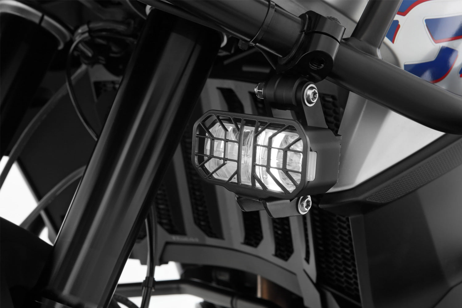 Wunderlich LED Auxiliary Headlight Microflooter | Black | BMW R 1250 R -   Pyramid Motorcycle Accessories