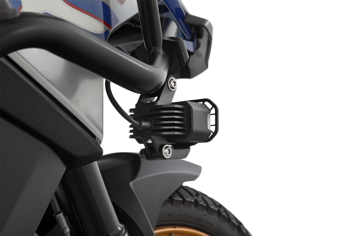 Wunderlich LED Auxiliary Headlight Microflooter | Black | BMW R 1250 R -   Pyramid Motorcycle Accessories