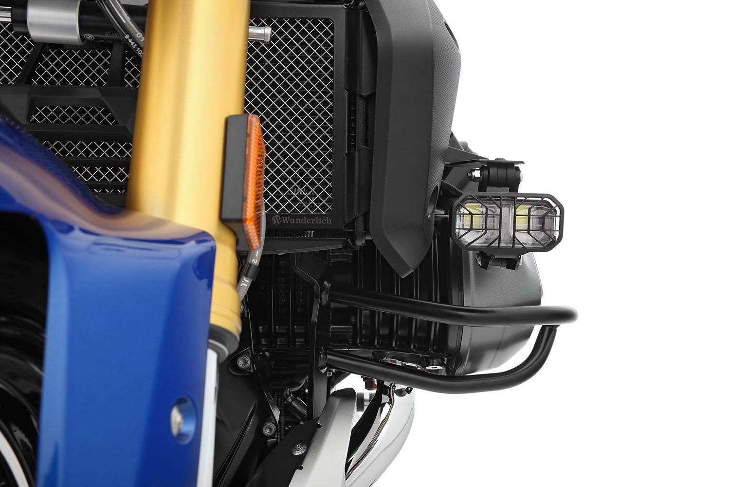Wunderlich Microflooter 3.0 Auxillary Headlight For Vehicle Mounting | Black -   Pyramid Motorcycle Accessories