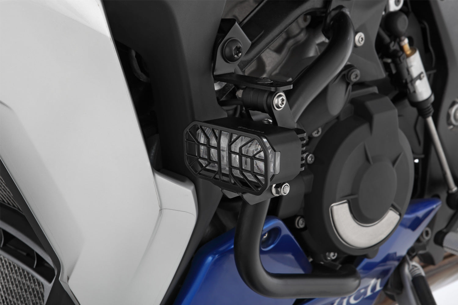 Wunderlich LED Auxillary Headlight Microflooter 3.0 Vehicle Mounting | Black | BMW S 1000 XR -   Pyramid Motorcycle Accessories