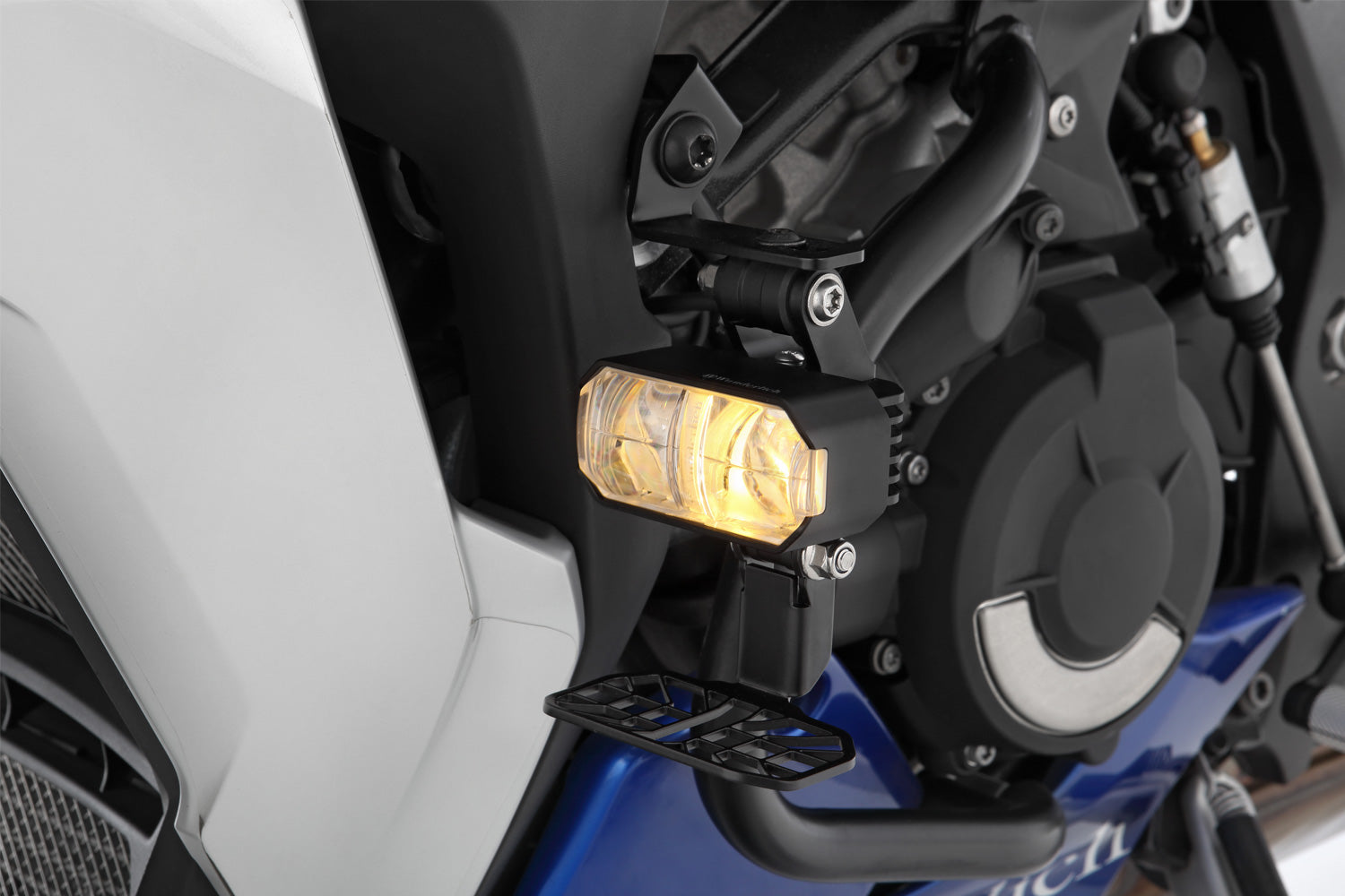 Wunderlich LED Auxillary Headlight Microflooter 3.0 Vehicle Mounting | Black | BMW S 1000 XR -   Pyramid Motorcycle Accessories