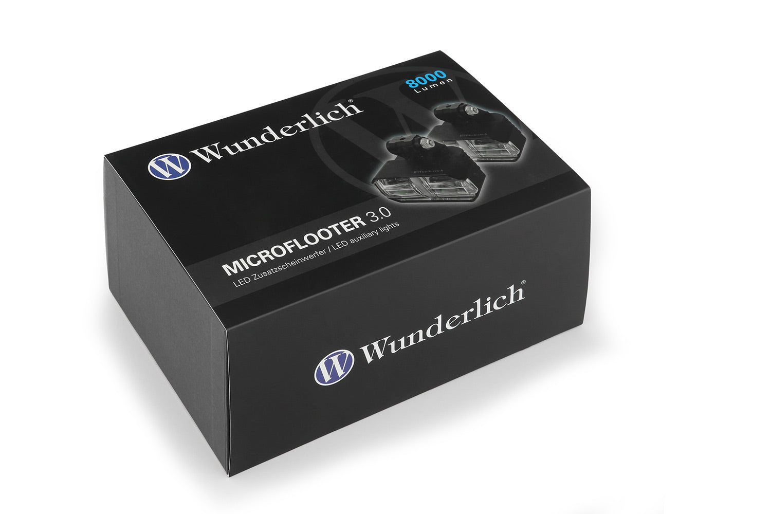 Wunderlich LED Auxillary Headlight Microflooter 3.0 Vehicle Mounting | Black | BMW S 1000 XR -   Pyramid Motorcycle Accessories