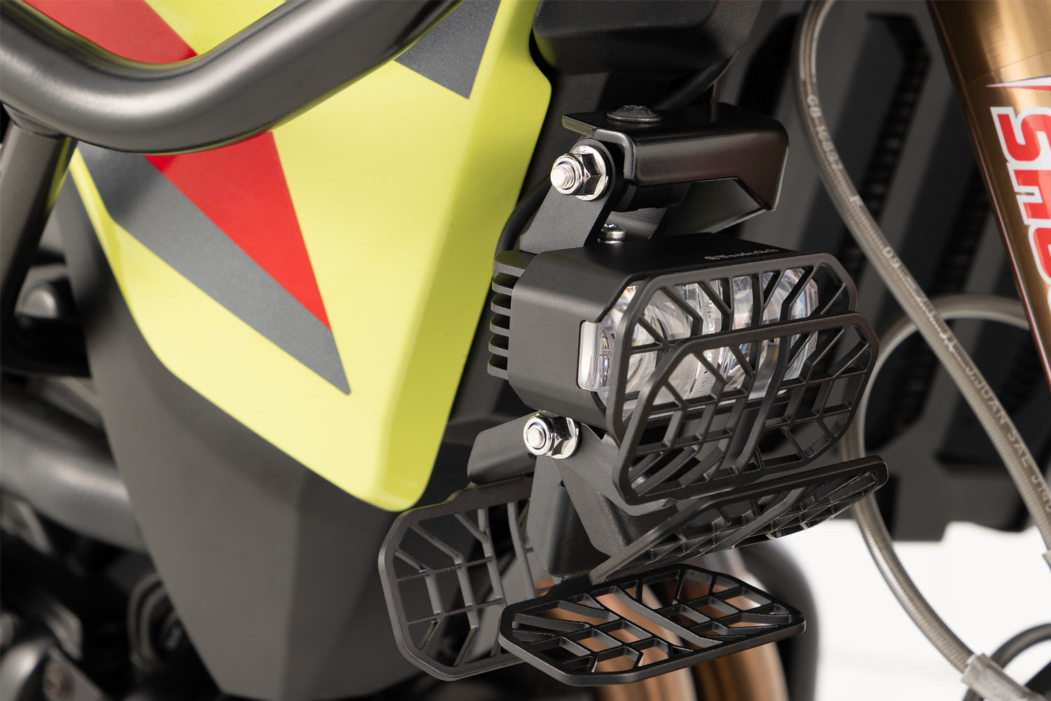 Wunderlich Microflooter 3.0 Auxillary Headlight | Black | BMW R 1300 GS -   Pyramid Motorcycle Accessories