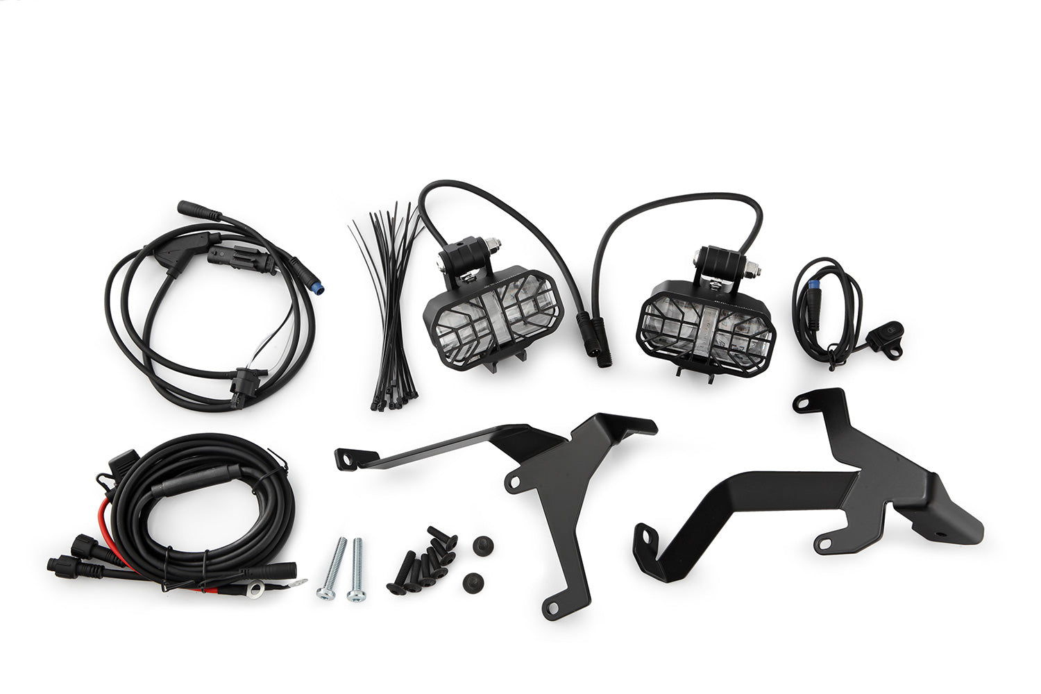 Wunderlich Microflooter 3.0 Auxillary Headlight | Black | BMW R 1300 GS -   Pyramid Motorcycle Accessories
