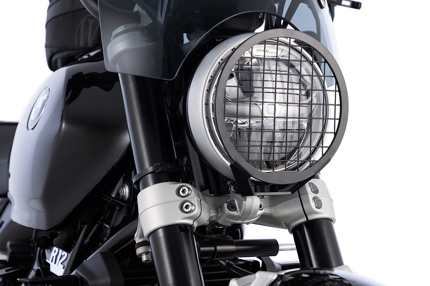 Wunderlich LED Additional Head Light Aton | Black | BMW K 1600 GT -   Pyramid Motorcycle Accessories