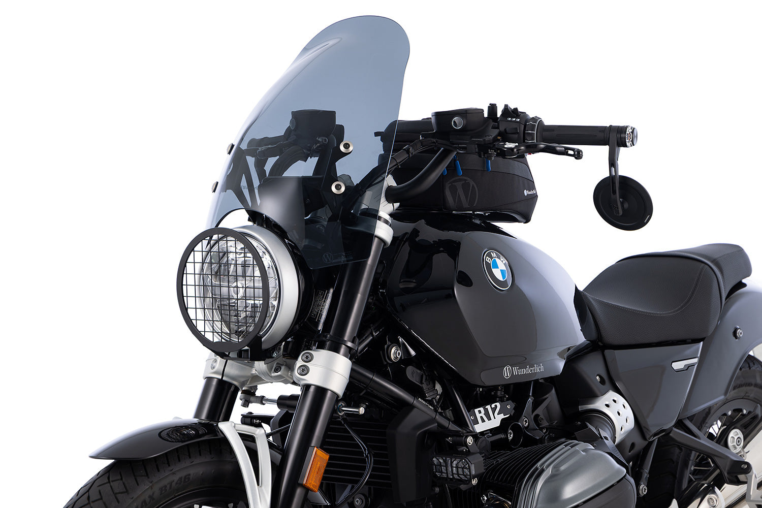 Wunderlich LED Additional Head Light Aton | Black | BMW K 1600 GT -   Pyramid Motorcycle Accessories