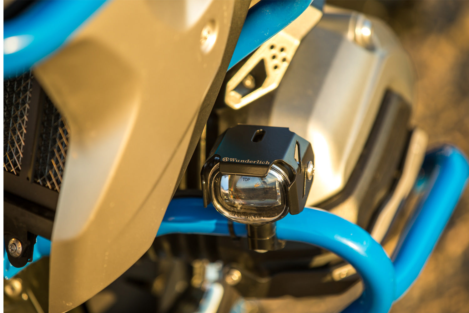 Wunderlich Microflooter LED Auxiliary Headlight | Black | BMW S 1000 XR -   Pyramid Motorcycle Accessories