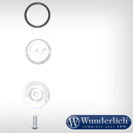 Wunderlich Caps For Tail Frame Mounting Paralever Strut | Silver -   Pyramid Motorcycle Accessories
