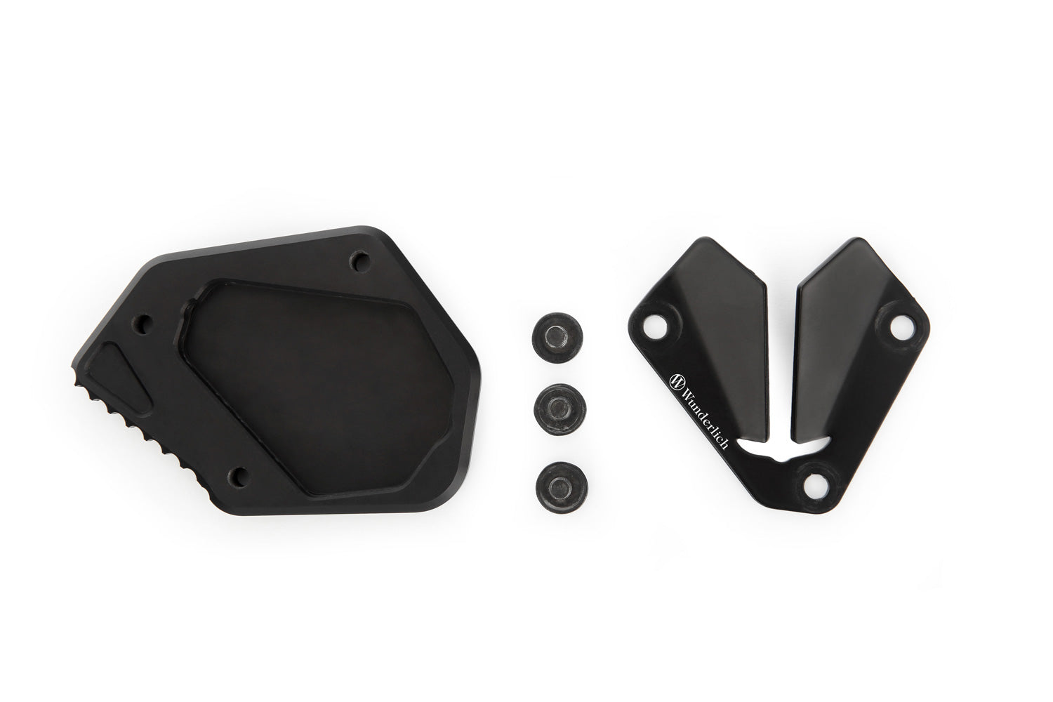 Wunderlich Side Stand Enlarger For Low Suspension | Black | BMW R 1200 GS -   Pyramid Motorcycle Accessories