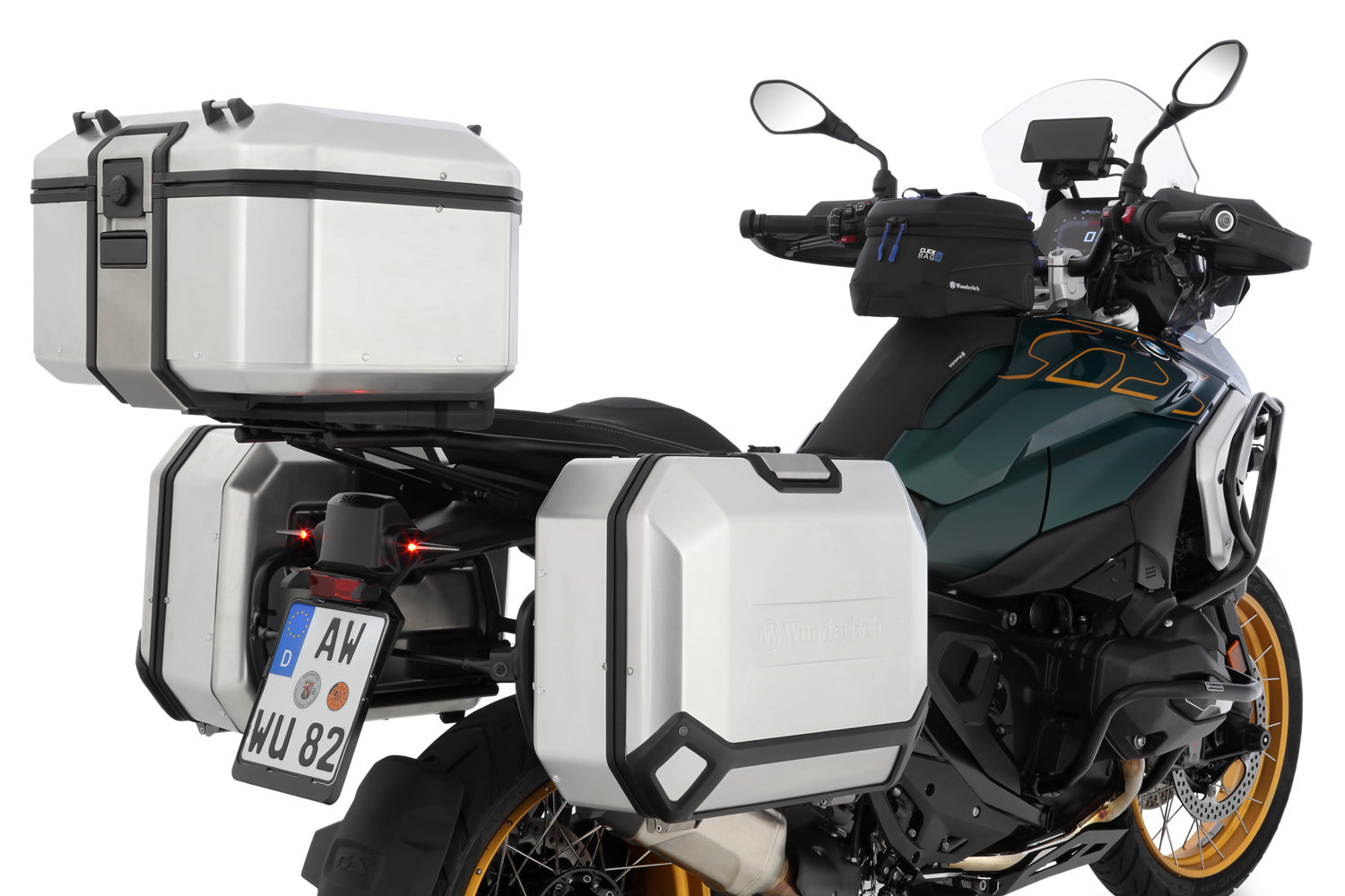 Wunderlich Lock Cylinder Programmable For X-Bag Topcase Piece | Silver -   Pyramid Motorcycle Accessories