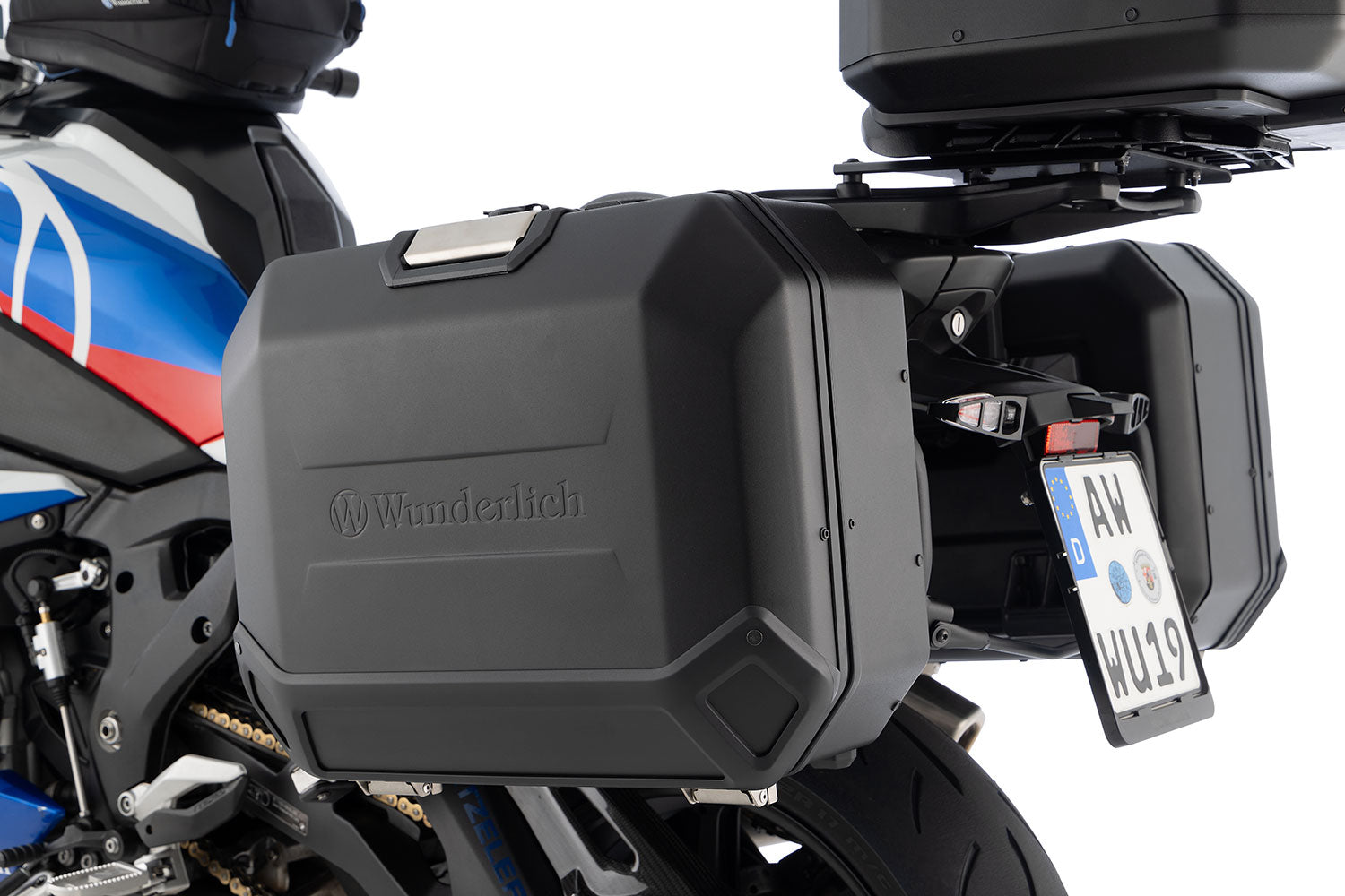 Wunderlich X-case X55 Top Case with Standard Lock | Silver -   Pyramid Motorcycle Accessories