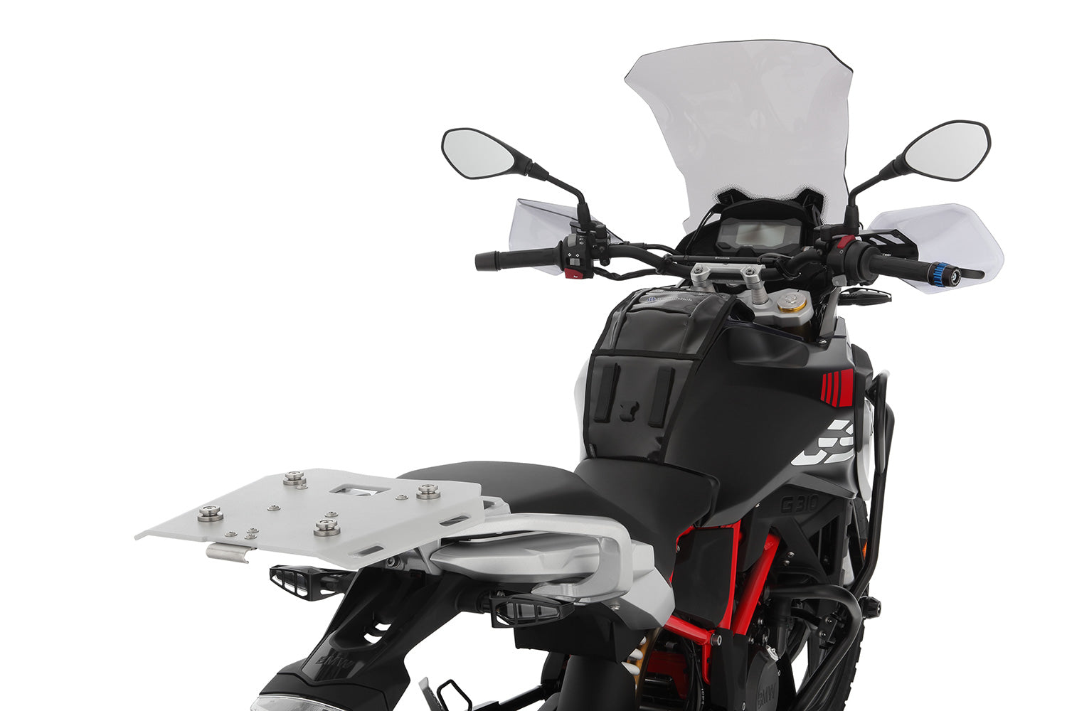 Wunderlich Extreme Top Case Rack | R 1300 GS Adventure | Black-Silver -   Pyramid Motorcycle Accessories