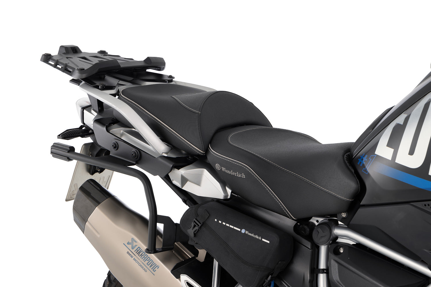 Wunderlich Luggage Carrier X-Rack Light R 1250 GS | Black -   Pyramid Motorcycle Accessories