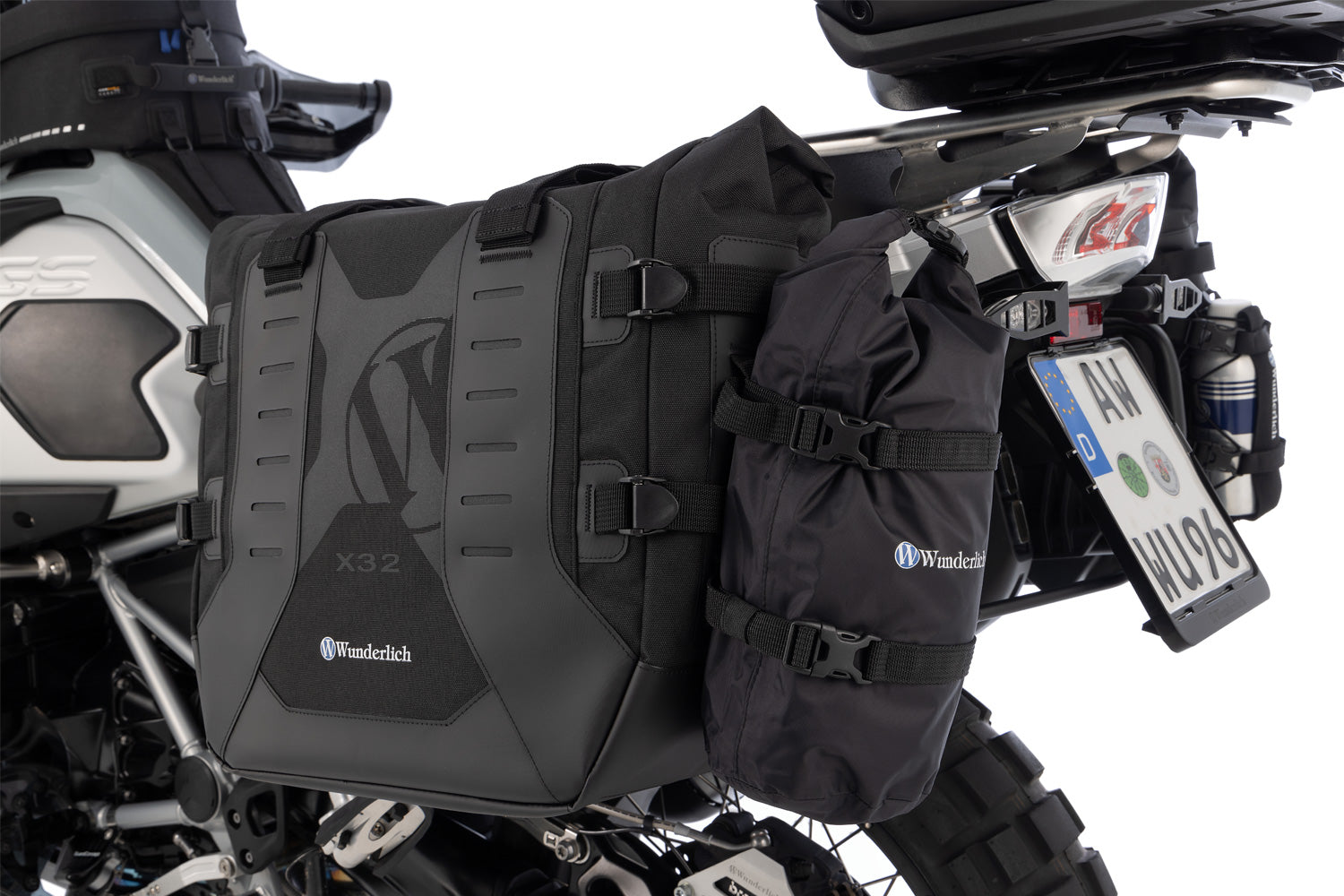 Wunderlich Luggage Carrier X-Rack Light R 1250 GS | Black -   Pyramid Motorcycle Accessories