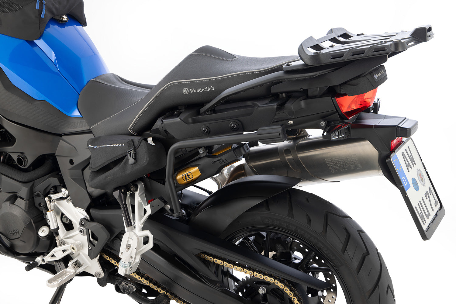 Wunderlich Side Rack For Original Aluminium Panniers Piece | Black | BMW R 1300 GS -   Pyramid Motorcycle Accessories