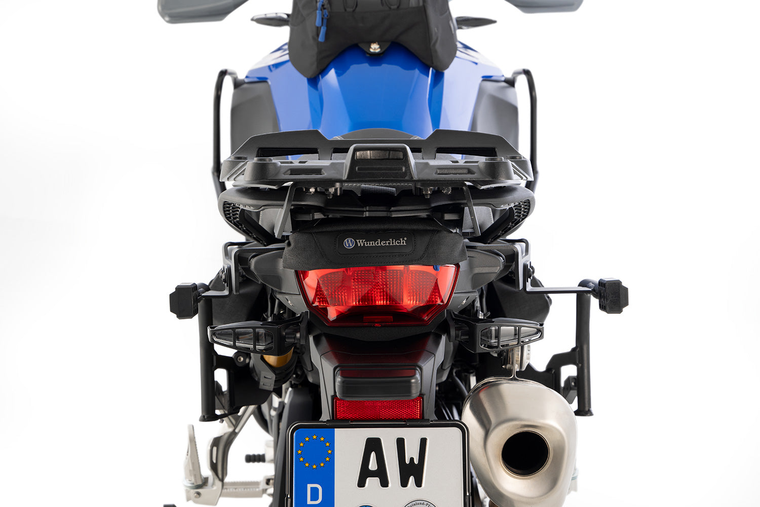 Wunderlich Side Rack For Original Aluminium Panniers Piece | Black | BMW R 1300 GS -   Pyramid Motorcycle Accessories