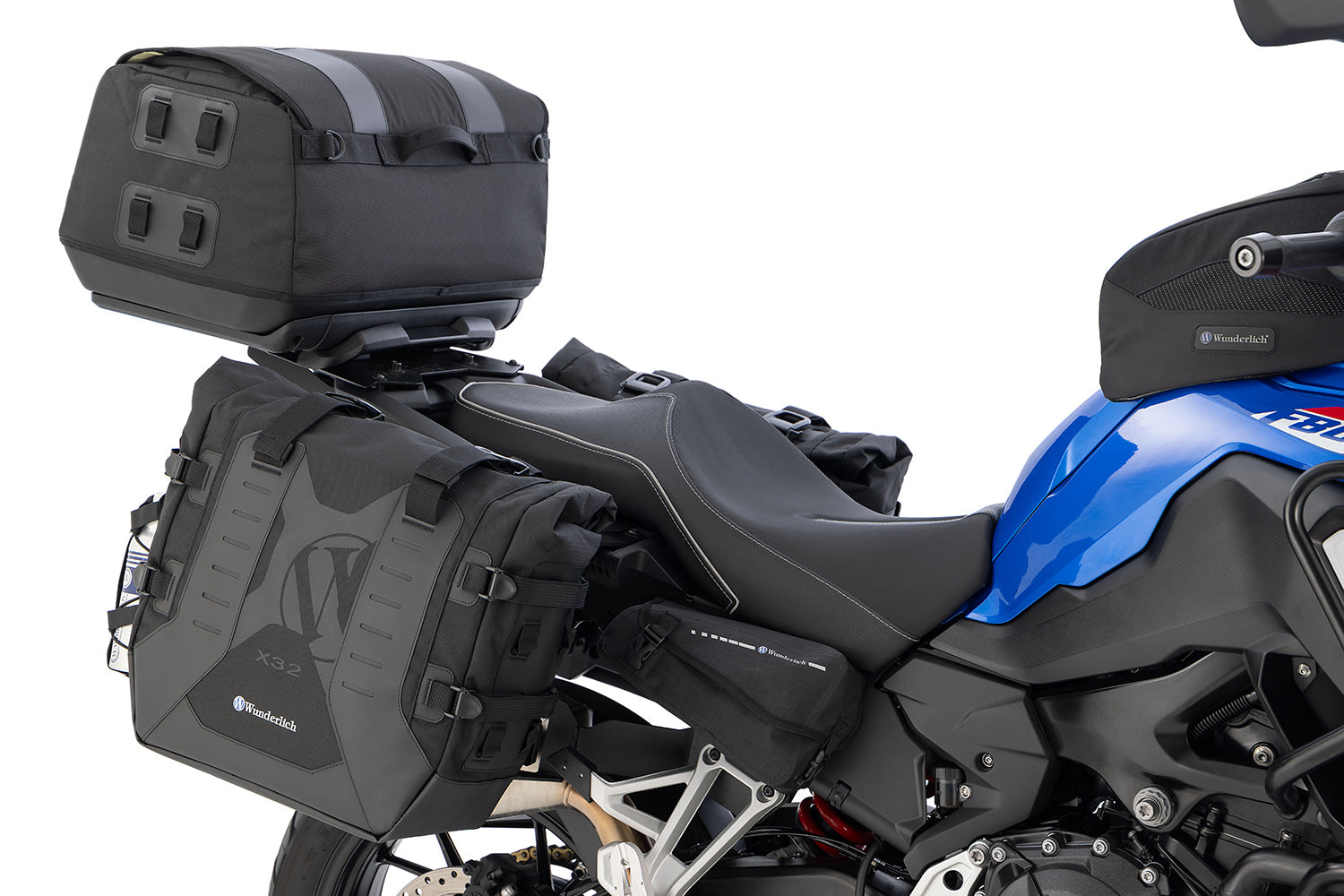 Wunderlich Side Rack For Original Aluminium Panniers Piece | Black | BMW R 1300 GS -   Pyramid Motorcycle Accessories