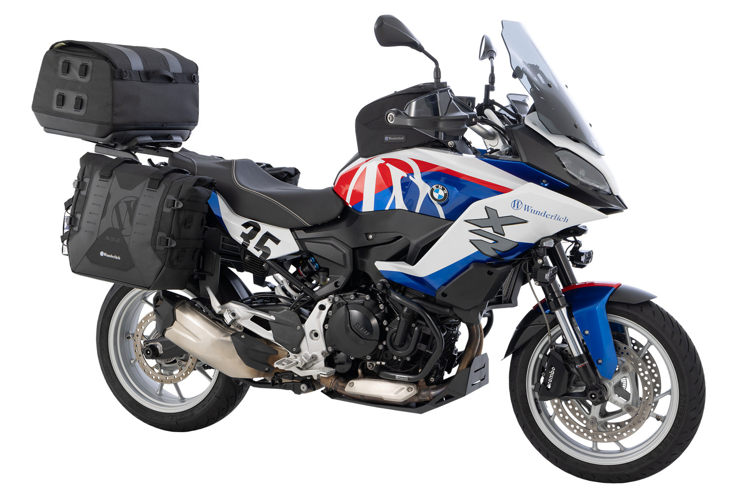 Wunderlich Top Case Carrier for Top Case Extreme Range | Black | BMW CE 04 -   Pyramid Motorcycle Accessories