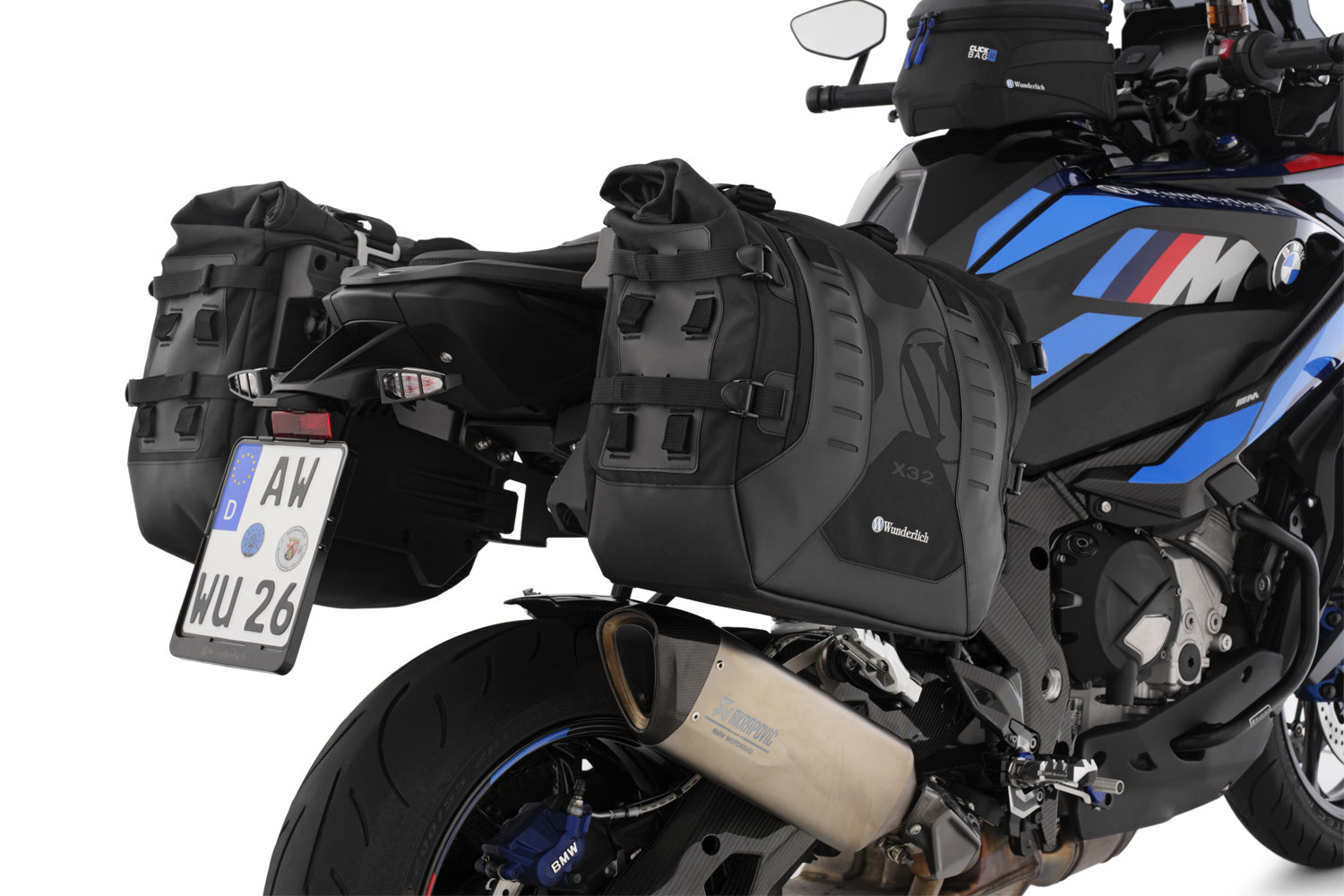 Wunderlich Luggage Wall Bracket System Set | Silver | BMW R 1250 GS -   Pyramid Motorcycle Accessories