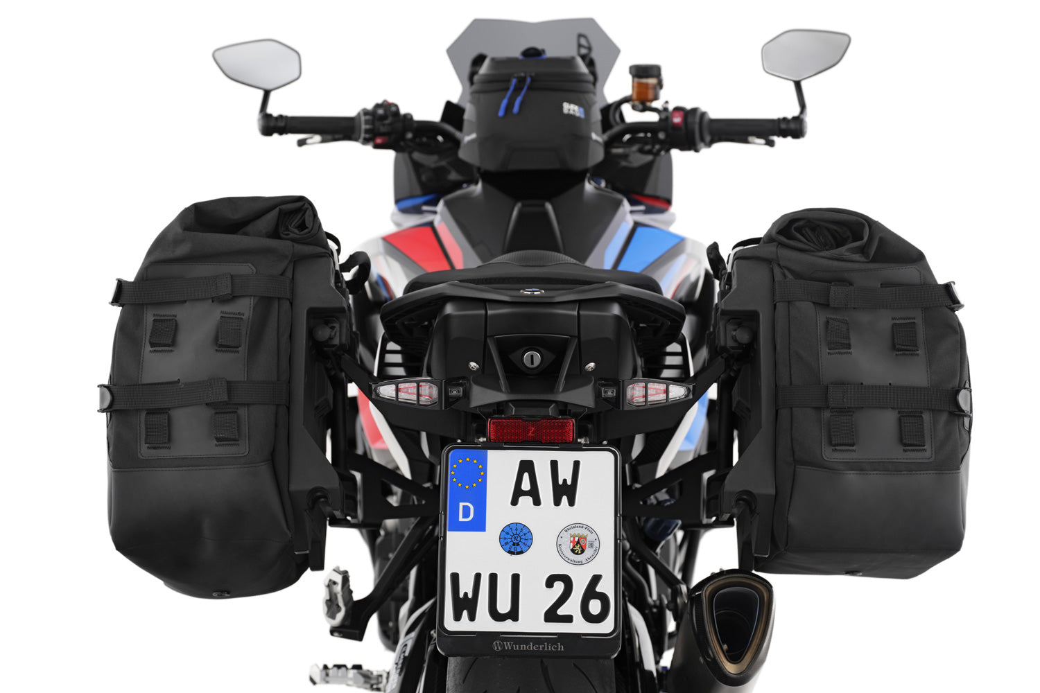 Wunderlich Luggage Wall Bracket System Set | Silver | BMW R 1250 GS -   Pyramid Motorcycle Accessories